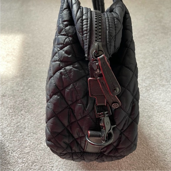 MZ Wallace Women's Black Quilted Medium Sutton Tote Bag, No Crossbody Strap - Picture 10 of 10